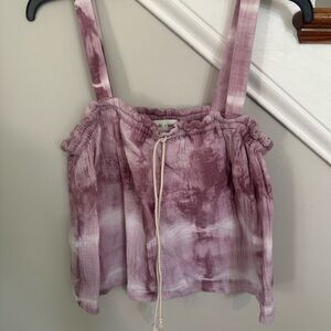 Tie-Dye Pink Women's Top